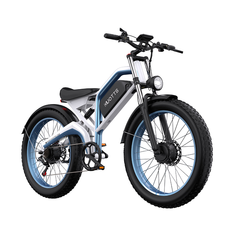 DUOTTS N26 26" Fat Tire Electric Mountainbike 750W Doppelmotoren 48V 20Ah Batterie