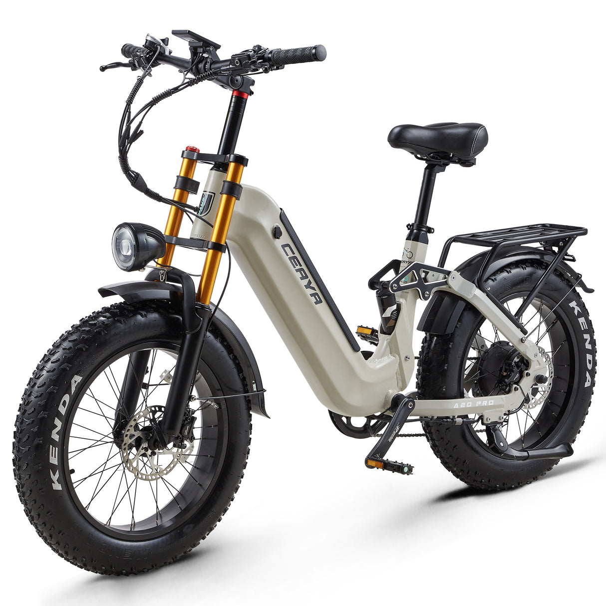 CEAYA A20 Pro 20" Fat Tire Elektro-All-Terrain-Bike 500W Motor 48V 20Ah Batterie