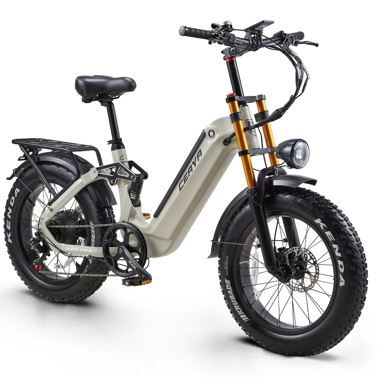 CEAYA A20 Pro 20" Fat Tire Elektro-All-Terrain-Bike 500W Motor 48V 20Ah Batterie