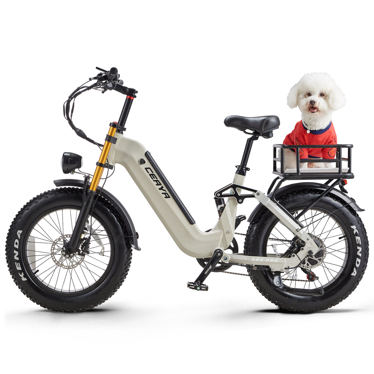 CEAYA A20 Pro 20" Fat Tire Elektro-All-Terrain-Bike 500W Motor 48V 20Ah Batterie