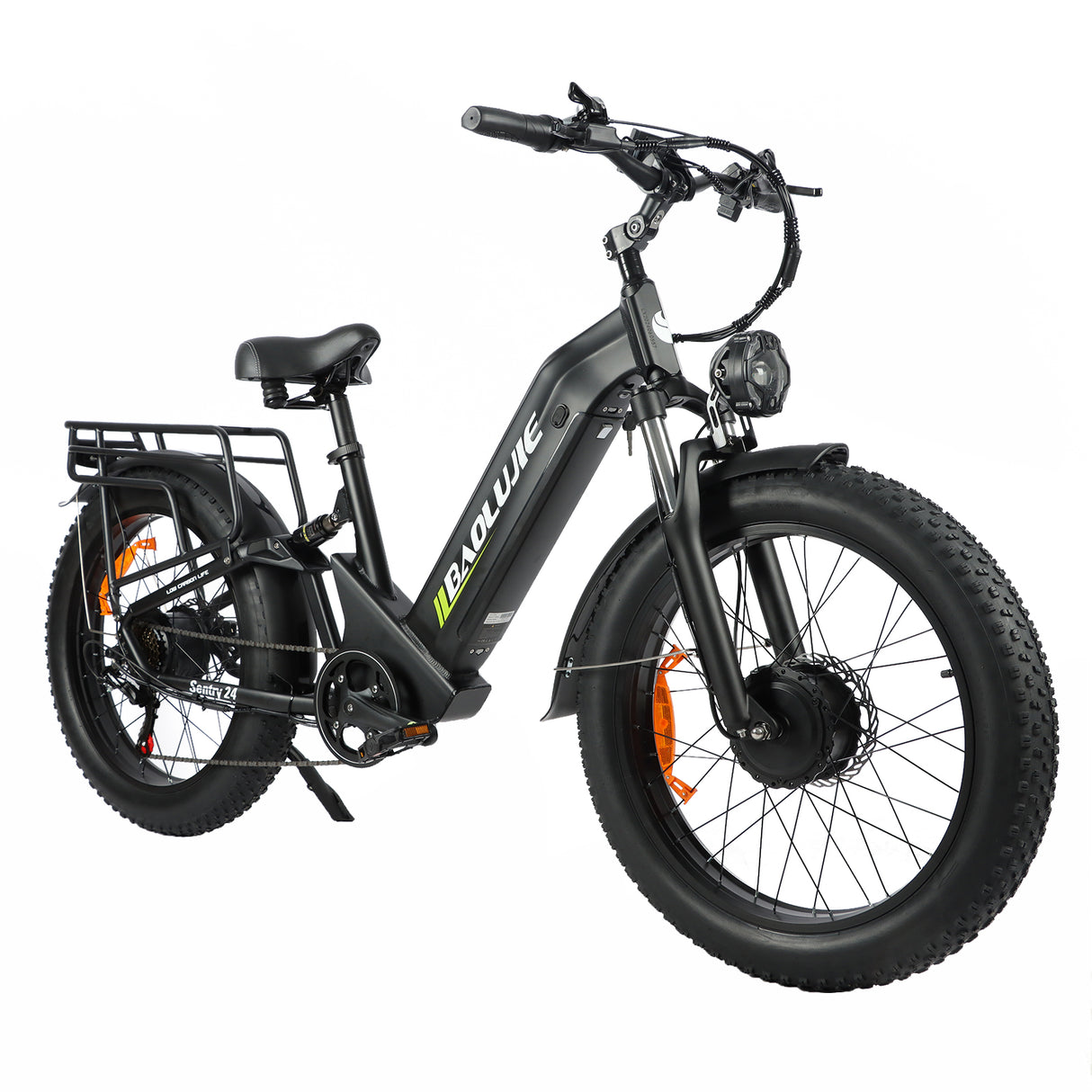 BAOLUJIE P7 2401 24" Tiefeinsteiger-Elektrofahrrad 2000W Motor 48V 20Ah Batterie