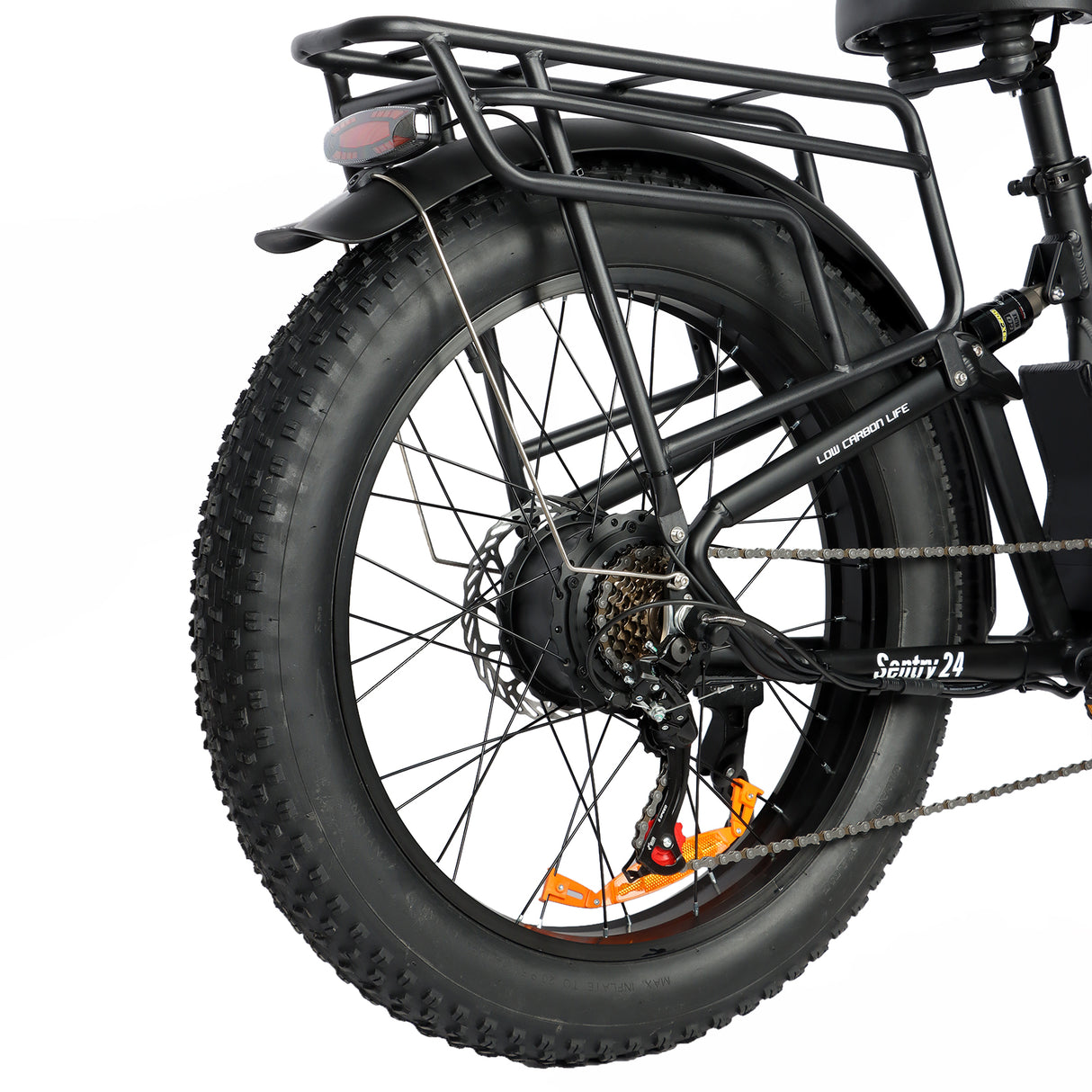 BAOLUJIE P7 2401 24" Tiefeinsteiger-Elektrofahrrad 2000W Motor 48V 20Ah Batterie