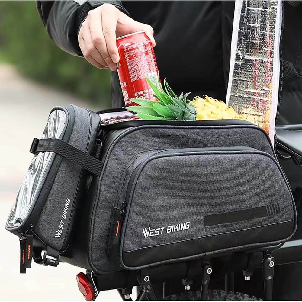 SHENGMILO Fahrradgepäckträgertasche für unterwegs