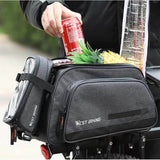 SHENGMILO Fahrradgepäckträgertasche für unterwegs
