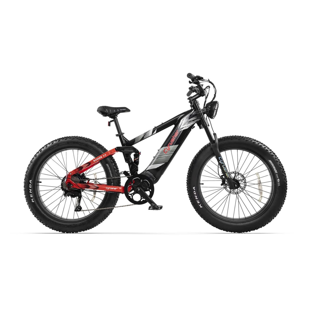 CYRUSHER Ranger 2.0 26 Zoll Mountain All Terrain Federung Elektrofahrrad 250W Motor 52V 20Ah Batterie