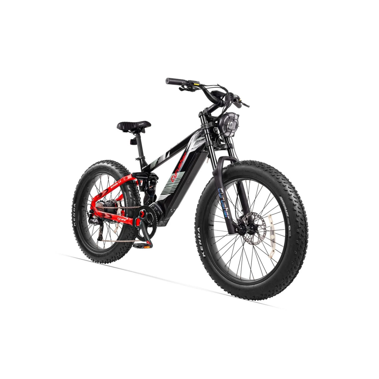 CYRUSHER Ranger 2.0 26 Zoll Mountain All Terrain Federung Elektrofahrrad 250W Motor 52V 20Ah Batterie