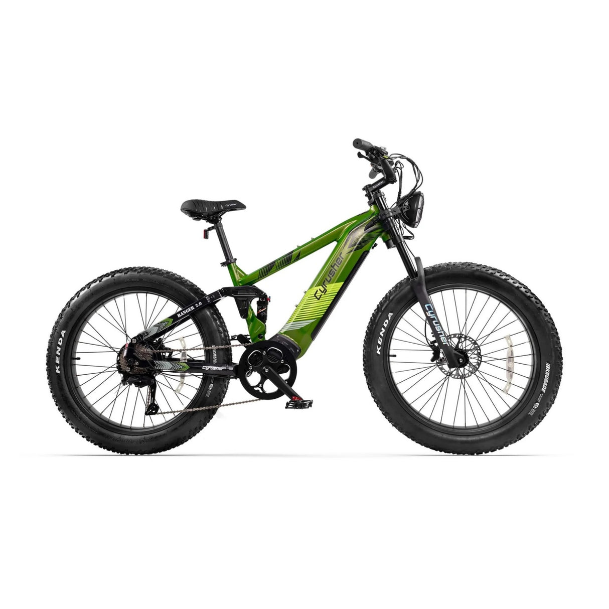 CYRUSHER Ranger 2.0 26 Zoll Mountain All Terrain Federung Elektrofahrrad 250W Motor 52V 20Ah Batterie