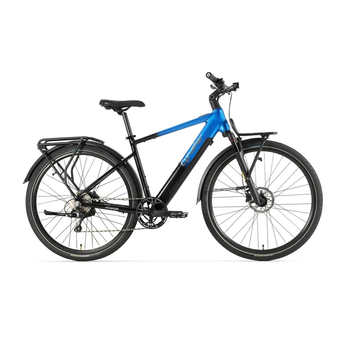 CYRUSHER Voyage 700C Trekking-Elektrofahrrad 250W Motor 36V 14Ah Batterie