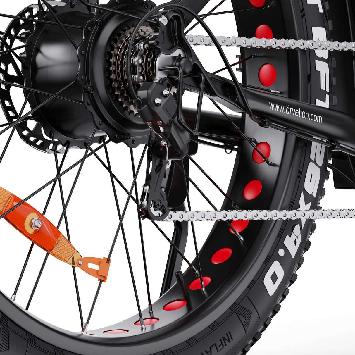 DRVETION CTR26 26" Tiefeinsteiger-Elektrofahrrad 1000W Spitzen Motor 48V 15AH/20Ah Batterie