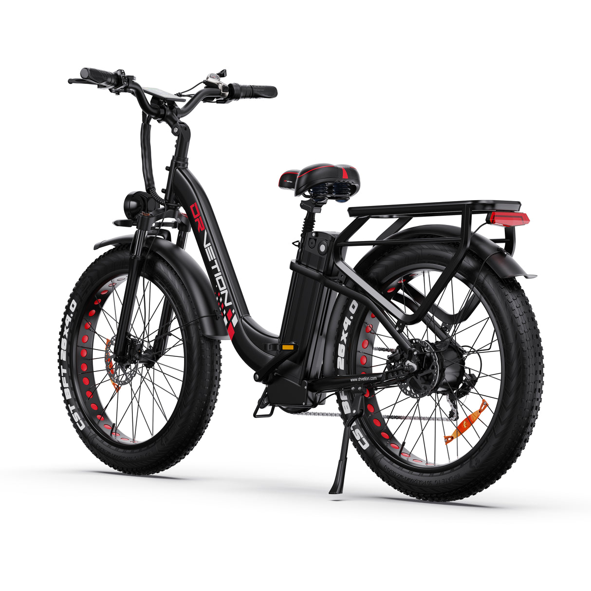 DRVETION CTR26 26" Tiefeinsteiger-Elektrofahrrad 1000W Spitzen Motor 48V 15AH/20Ah Batterie