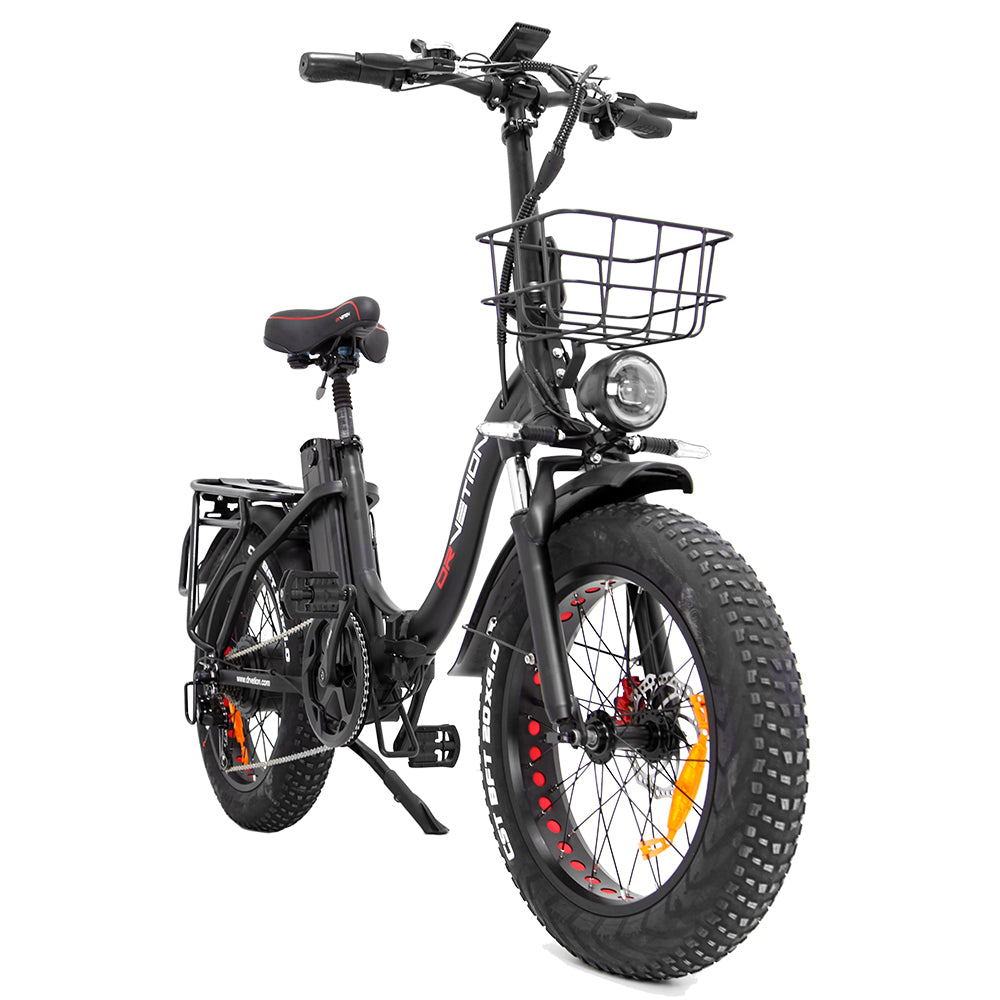 DRVETION CT20 20" Fat Tires faltbares Elektrofahrrad 750W Motor 48V 10Ah/15Ah/20Ah Batterie