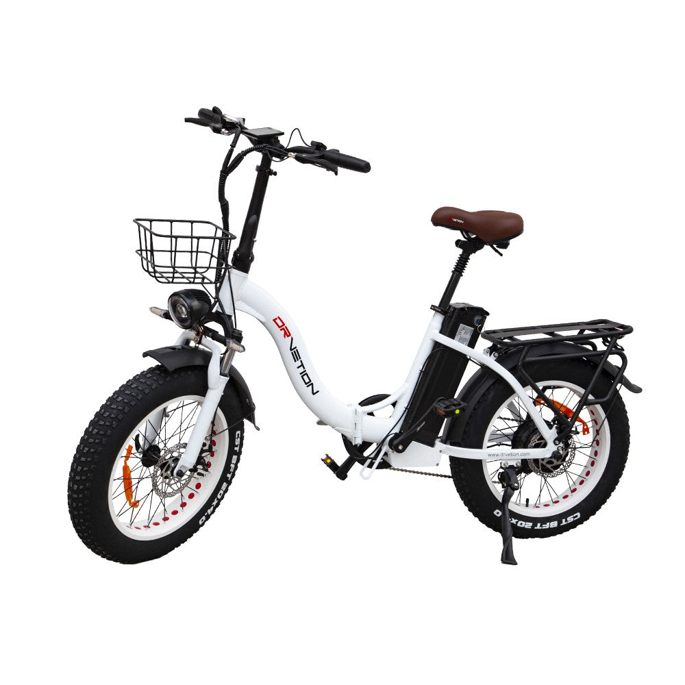 DRVETION CT20 20" Fat Tires faltbares Elektrofahrrad 750W Motor 48V 10Ah/15Ah/20Ah Batterie