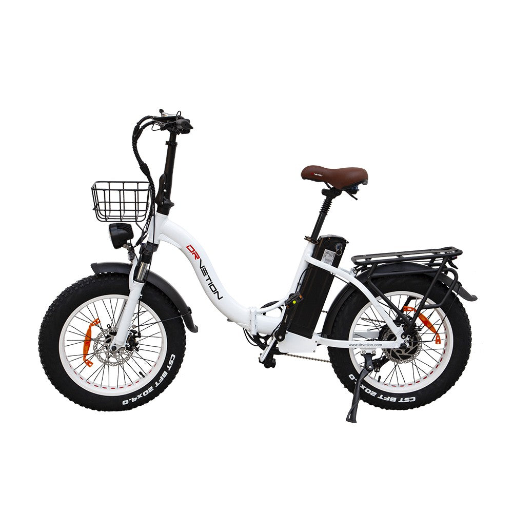 DRVETION CT20 20" Fat Tires faltbares Elektrofahrrad 750W Motor 48V 10Ah/15Ah/20Ah Batterie