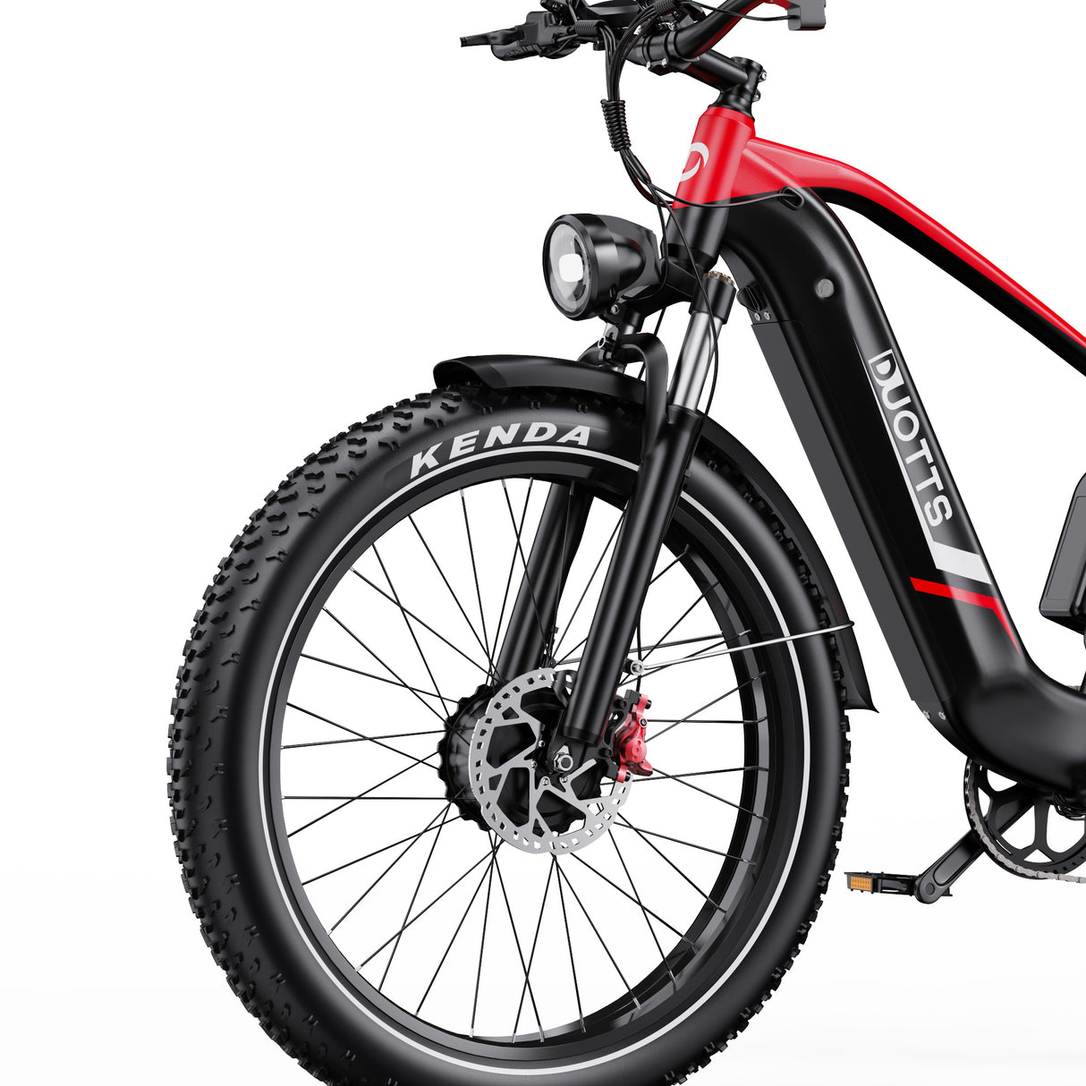 Bicicleta de montaña eléctrica DUOTTS F26 de 26 pulgadas, motor de 750 W x 2, batería de 48 V y 20 Ah