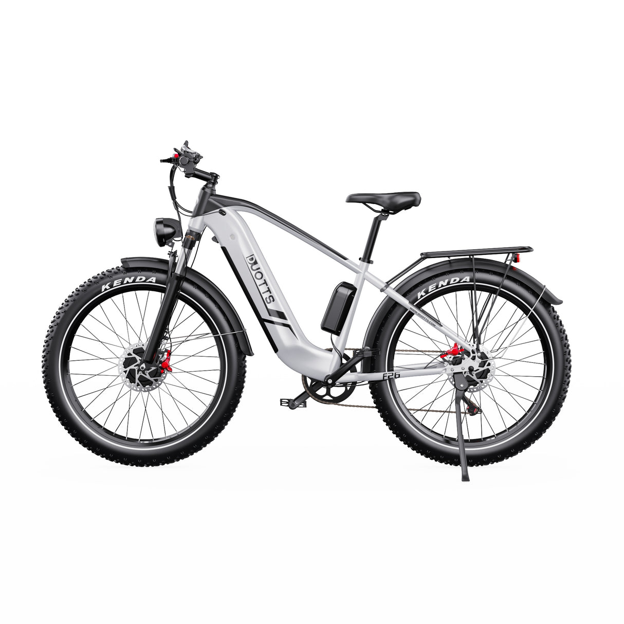 Bicicleta de montaña eléctrica DUOTTS F26 de 26 pulgadas, motor de 750 W x 2, batería de 48 V y 20 Ah