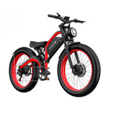 DUOTTS N26 26" Fat Tire Electric Mountainbike 750W Doppelmotoren 48V 20Ah Batterie