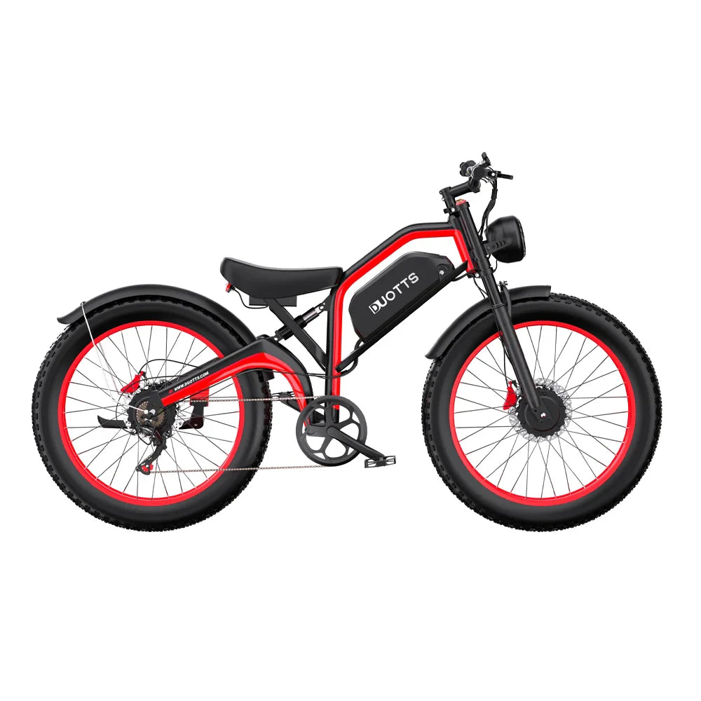 DUOTTS N26 26" Fat Tire Electric Mountainbike 750W Doppelmotoren 48V 20Ah Batterie