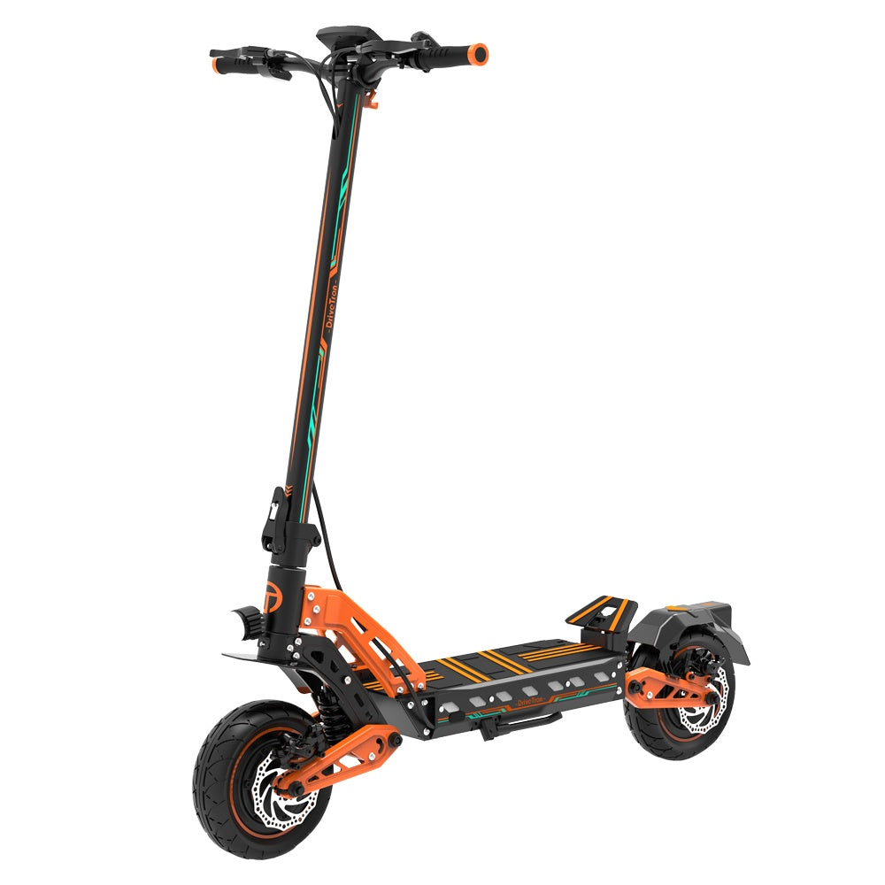 DRIVETRON DT10 10 Zoll Offroad Elektroroller 2*1200W Dual Motor 52V 20.8Ah Batterie Blinker Version