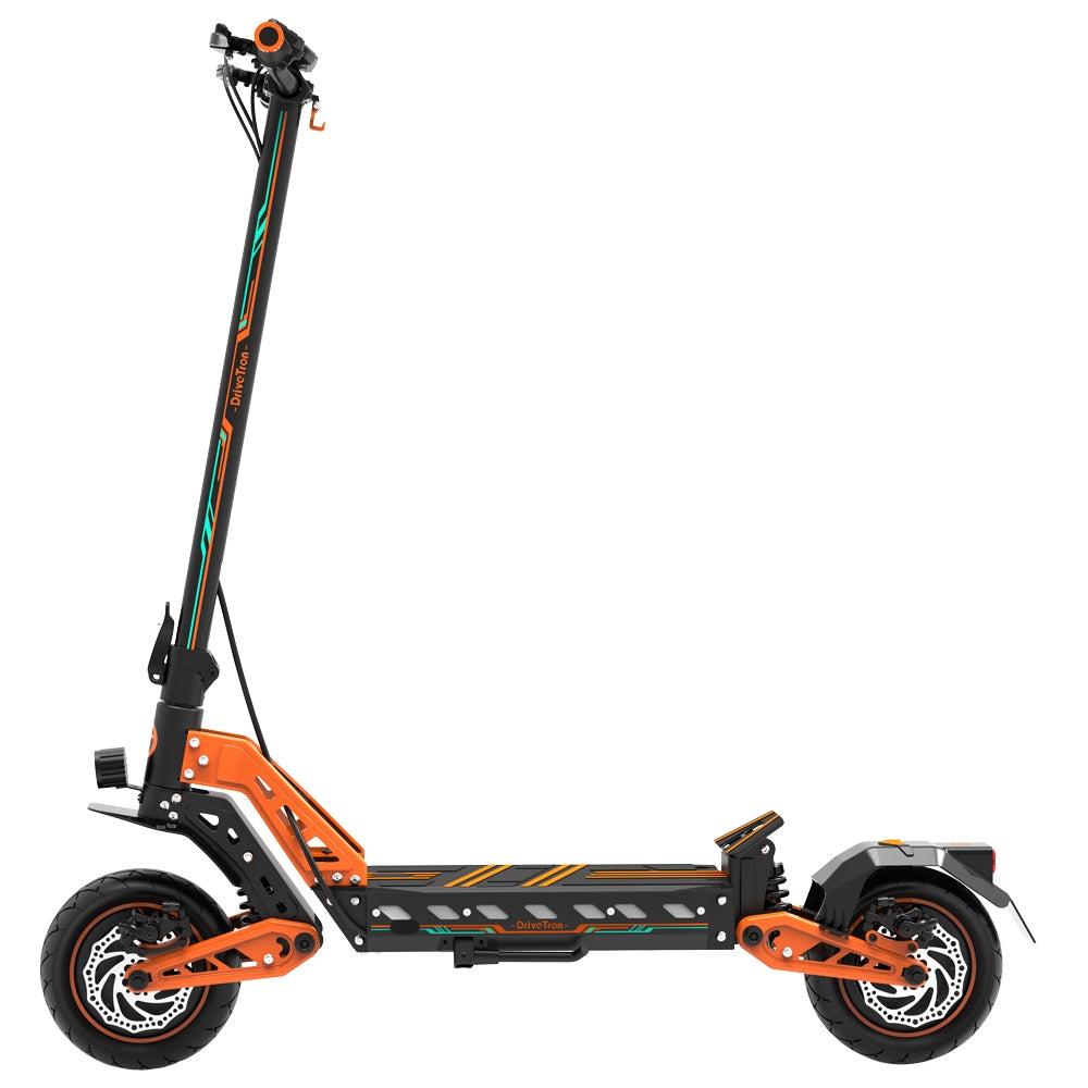 DRIVETRON DT10 10 Zoll Offroad Elektroroller 2*1200W Dual Motor 52V 20.8Ah Batterie Blinker Version