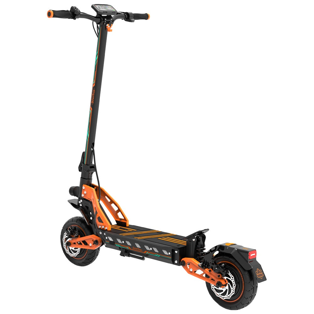 DRIVETRON DT10 10 Zoll Offroad Elektroroller 2*1200W Dual Motor 52V 20.8Ah Batterie Blinker Version