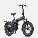 Bicicleta eléctrica plegable ENGWE Engine Pro 2.0 de 20 pulgadas con neumáticos anchos, motor de 1200 W y batería de 52 V y 16 Ah