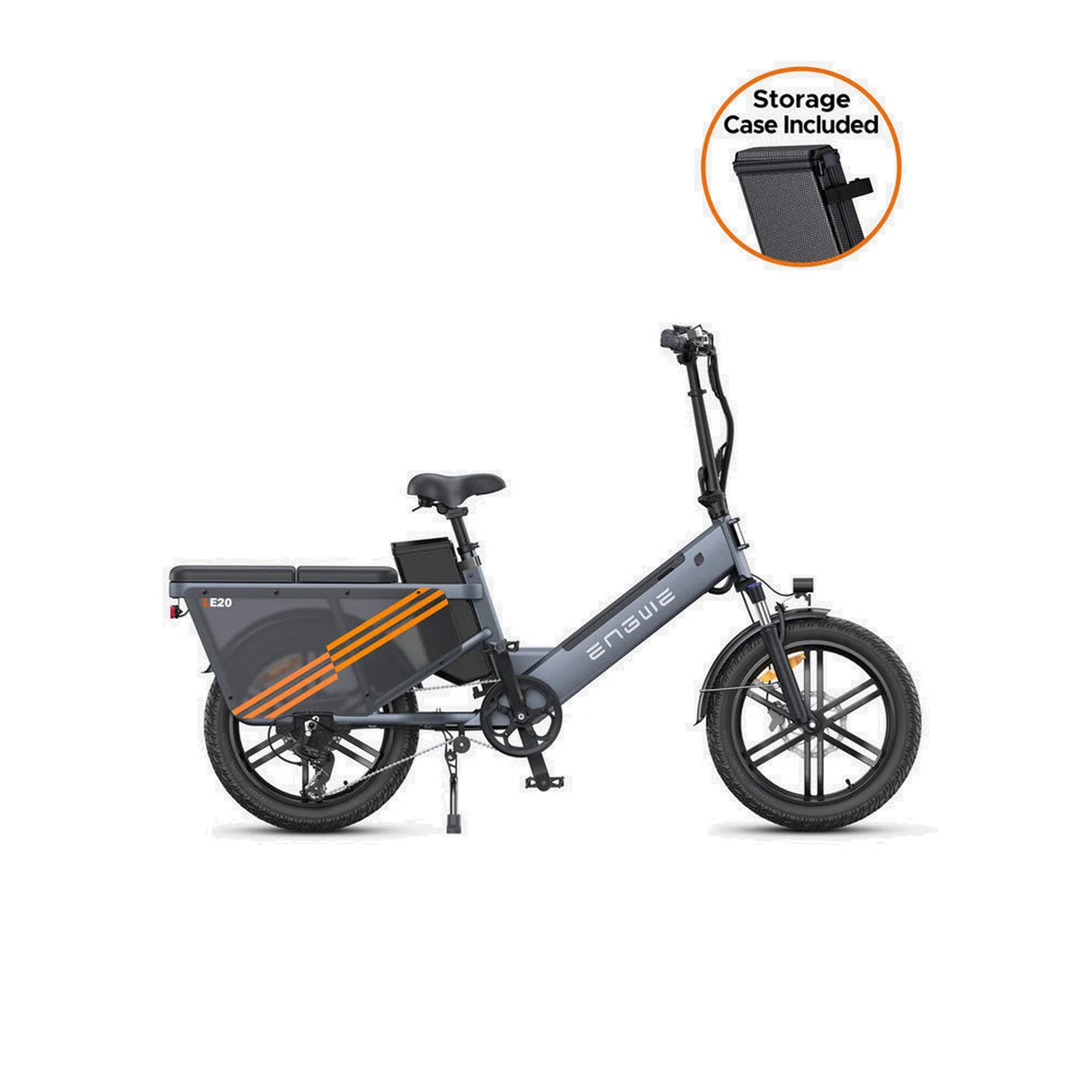 ENGWE LE20 20" Tiefeinsteiger Elektrisches Lastenfahrrad 250W Motor 48V 19,2Ah Batterie