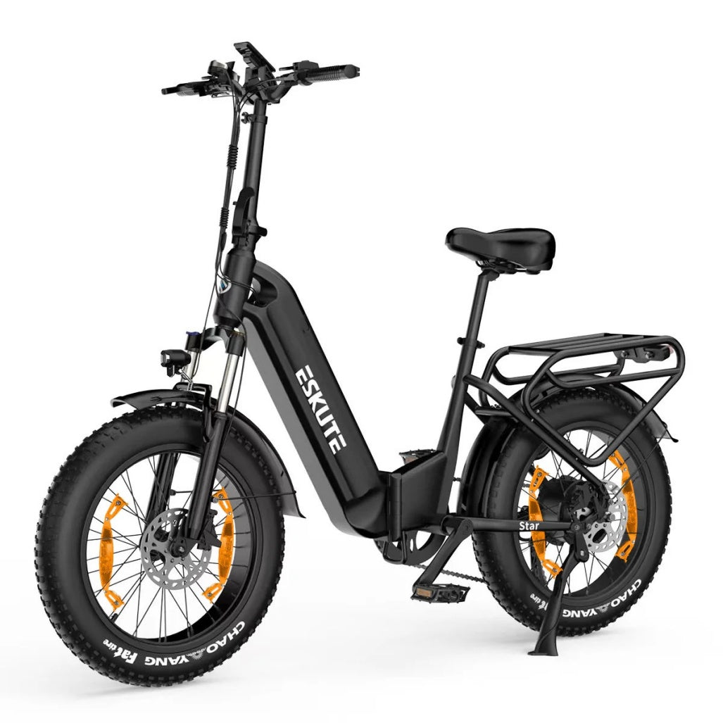 ESKUTE Star 20" Fat Tire Faltbares Elektrofahrrad 250W Motor 36V 25Ah Batterie
