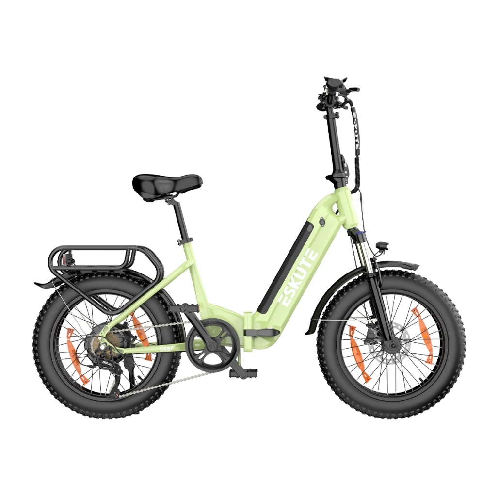 ESKUTE Star 20" Fat Tire Faltbares Elektrofahrrad 250W Motor 36V 25Ah Batterie