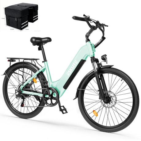 ESKUTE C202 26" Tiefeinsteiger-Elektrofahrrad 250W Motor 48V 17.5Ah Batterie