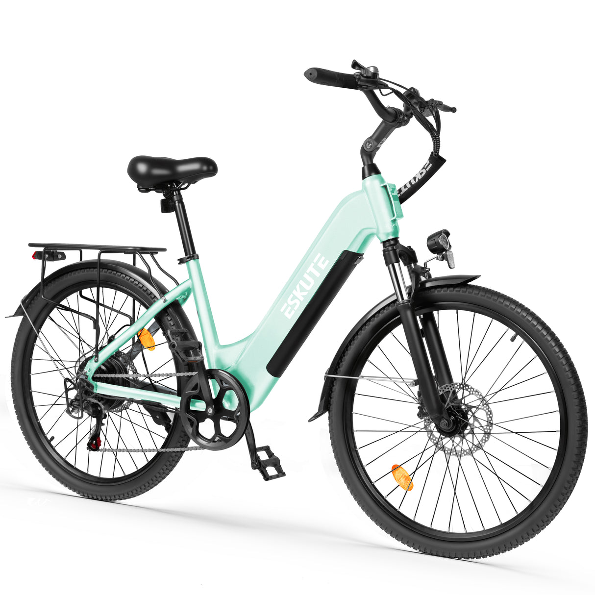 ESKUTE C202 26" Tiefeinsteiger-Elektrofahrrad 250W Motor 48V 17.5Ah Batterie