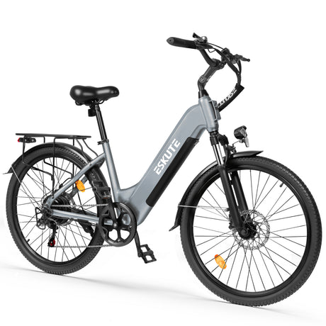 ESKUTE C202 26" Tiefeinsteiger-Elektrofahrrad 250W Motor 48V 17.5Ah Batterie