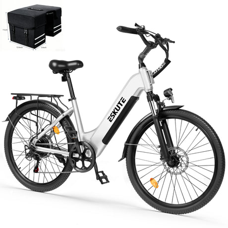 ESKUTE C202 26" Tiefeinsteiger-Elektrofahrrad 250W Motor 48V 17.5Ah Batterie