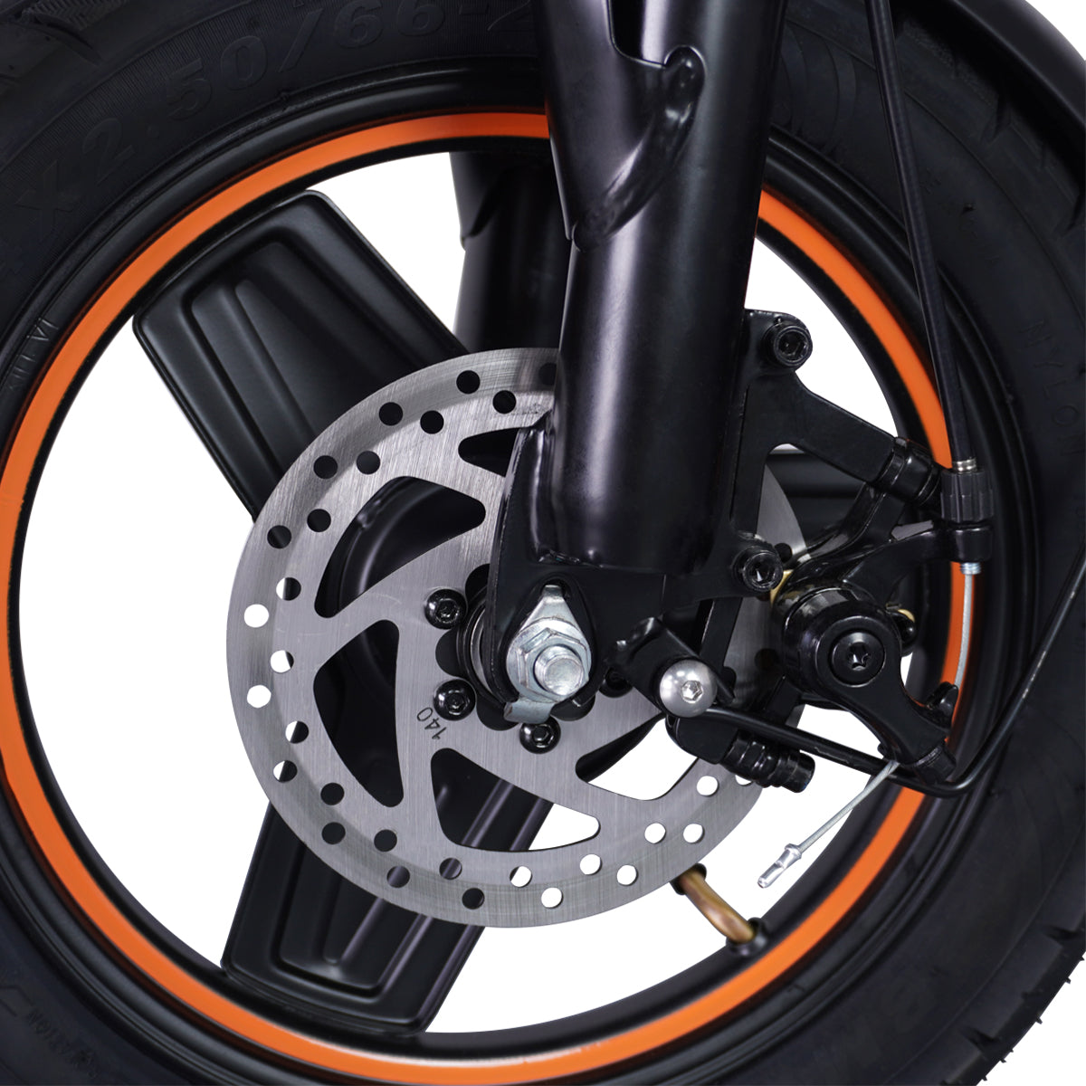 GELEIPU C14 14" Elektroroller 500W Motor 48V 17.5Ah Sitz und Gepäckträger