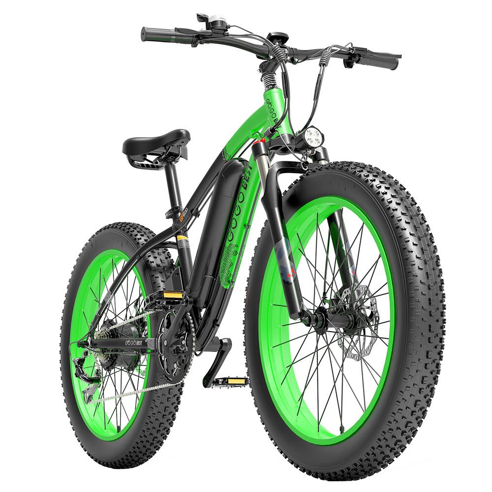 GOGOBEST GF600 26" Fat Tire sähköinen maastopyörä 1000W moottori 48V 13Ah akku