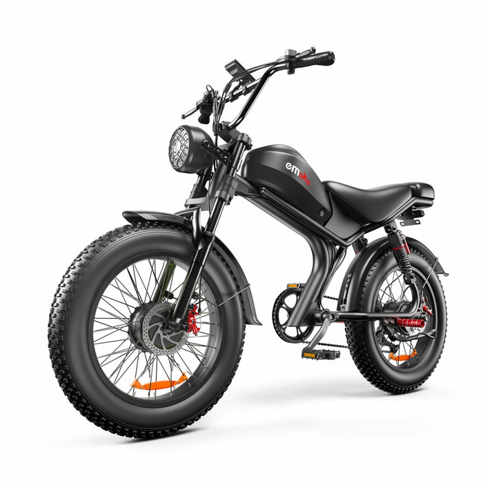 EMOKO C93 20" Fetter Reifen Offroad-Elektrofahrrad 1000W*2 Doppelter Motor 48V 20Ah/23Ah Batterie