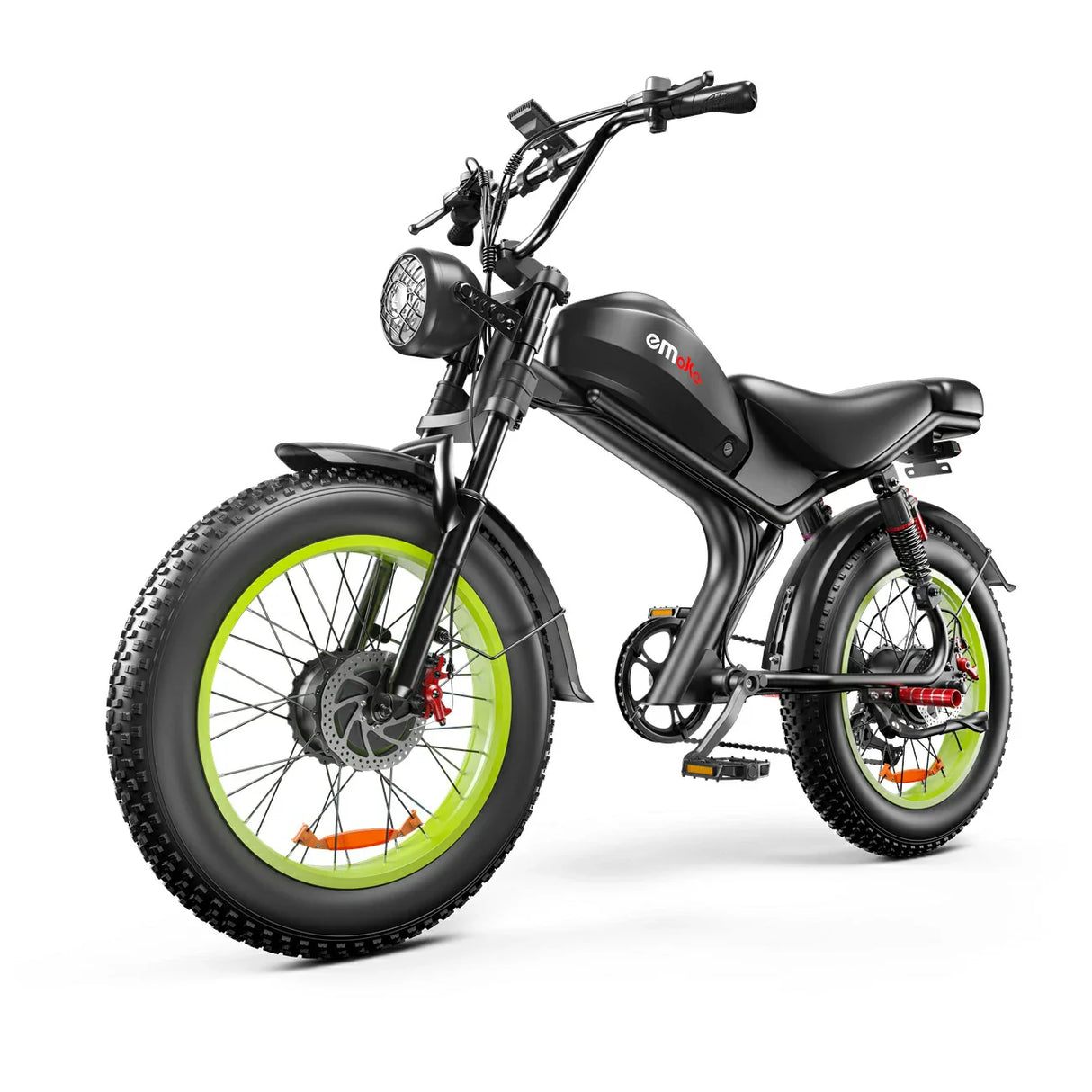 EMOKO C93 20" Fetter Reifen Offroad-Elektrofahrrad 1000W*2 Doppelter Motor 48V 20Ah/23Ah Batterie