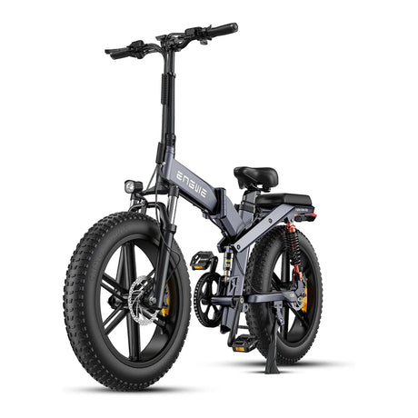 ENGWE X20 20" Fat Tire Faltbares Elektrofahrrad MTB 1000W (Spitzenleistung) Motor 48V 22,2Ah Doppelbatterie