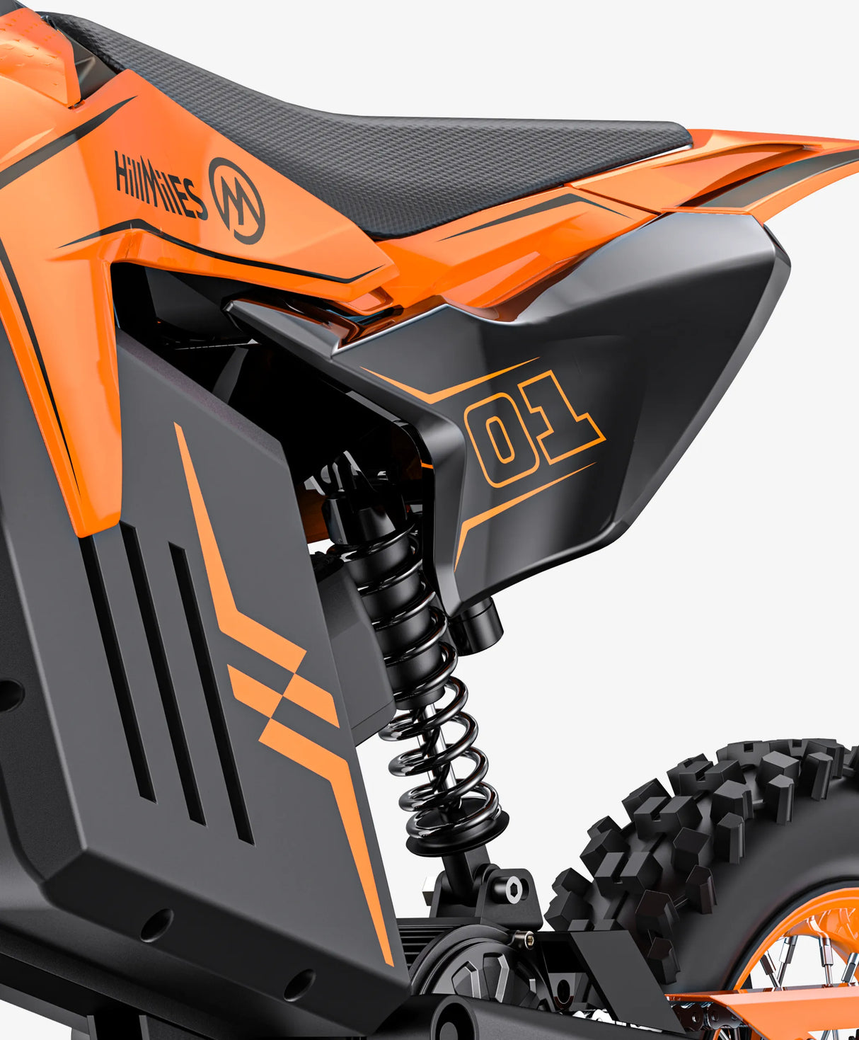HILLMILES Mile Pop 1 14" Offroad-Elektrofahrrad 3000W Gipfel Motor 48V 25Ah Batterie