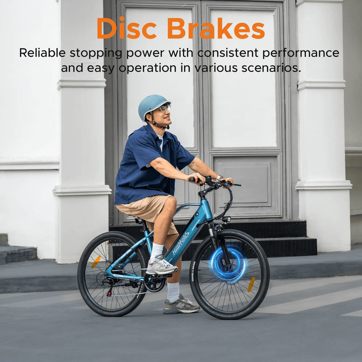 HILLMILES MileTrail 1 26" All-Terrain Elektrofahrrad mit 250W Motor 36V 13Ah Batterie
