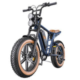 HILLMILES MileZoom 1 – 20" Retro Elektro-Mountainbike, 250W Motor, 52V 15,6Ah Batterie