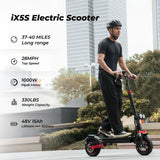 ISCOOTER IX5S 11" Offroad-Elektroroller, 1000-W-Motor, 48-V-15-Ah-Akku