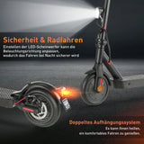 ISINWHEEL E9 Pro 8,5" E-Scooter Mit Straßenzulassung 350W Motor 36V 7,5Ah Batterie (ABE)