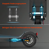 ISINWHEEL E9T Max 10" e-skootteri katuhyväksynnällä 500W moottori 42V 10Ah akku (ABE)