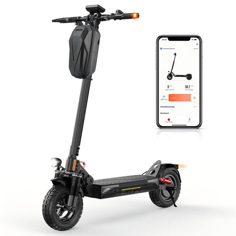 ISINWHEEL T4 10" Offroad-E-Scooter Mit Straßenzulassung 1000W Motor 42V 12,5Ah Batterie (ABE)