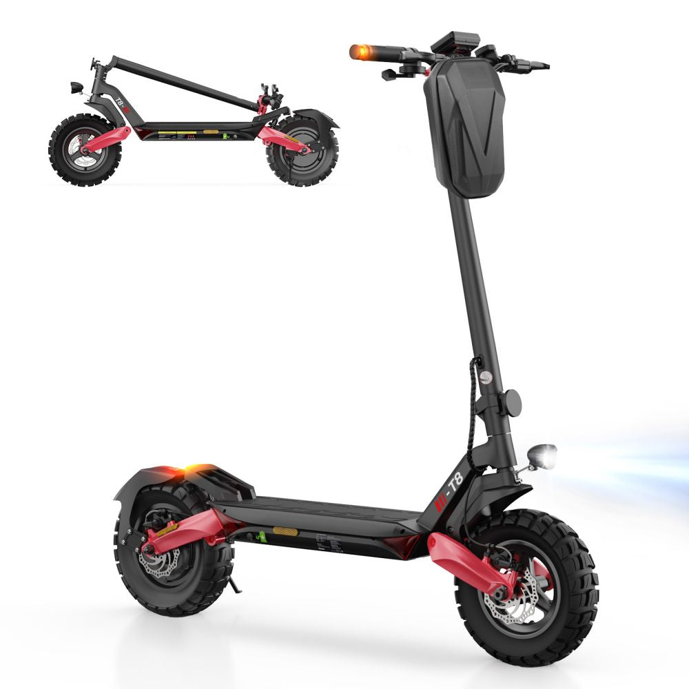 ISINWHEEL T8 10" Offroad-E-Scooter Mit Straßenzulassung 1200W Motor 42V 15Ah Batterie (ABE)