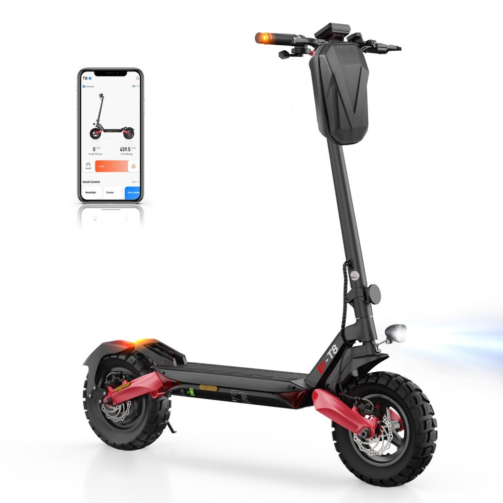 ISINWHEEL T8 10" Offroad-E-Scooter Mit Straßenzulassung 1200W Motor 42V 15Ah Batterie (ABE)