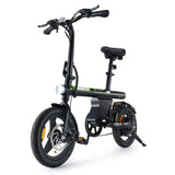 ISINWHEEL U1 14" Zusammenklappbares Elektrofahrrad 500W Motor 36V 7,8Ah Batterie