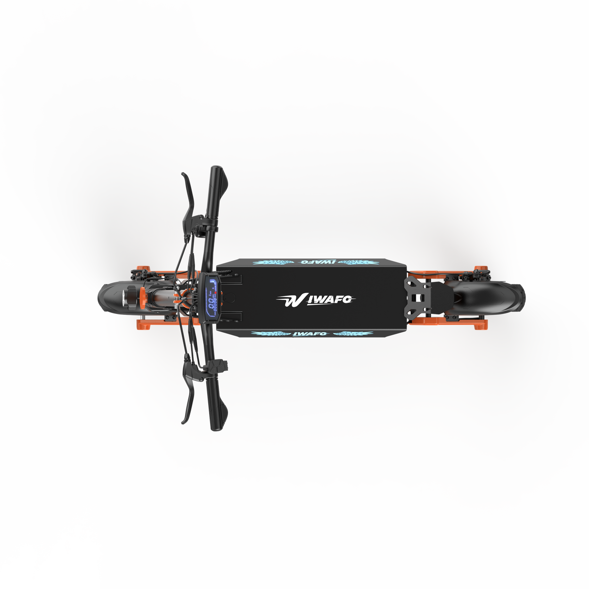 IWAFO IS2 10" Sitzender Elektroroller 800W Motor 48V 15Ah Batterie