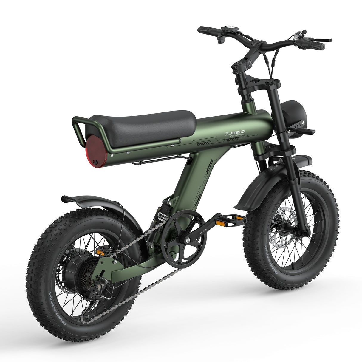JANSNO X90 16" Offroad-Elektrofahrrad 750W Doppelmotor 48V 14Ah Batterie