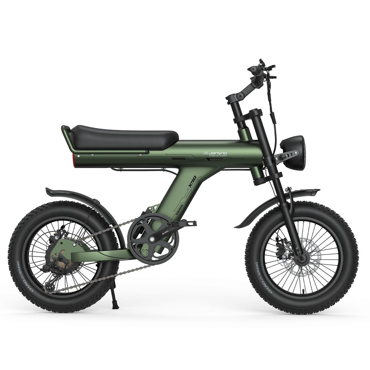 JANSNO X90 16" Offroad-Elektrofahrrad 750W Doppelmotor 48V 14Ah Batterie